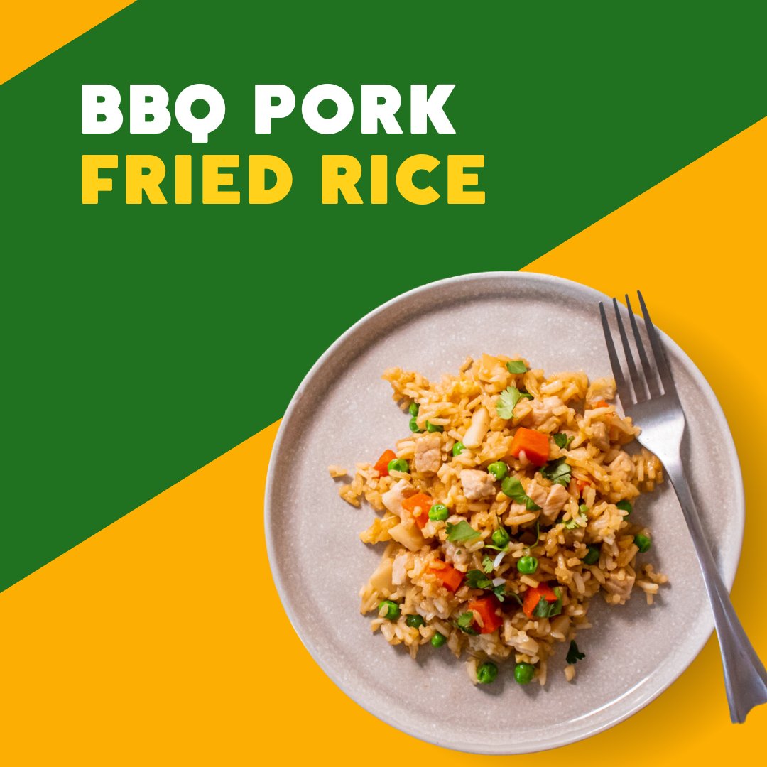 BBQ Pork Fried Rice - Joshua Meals