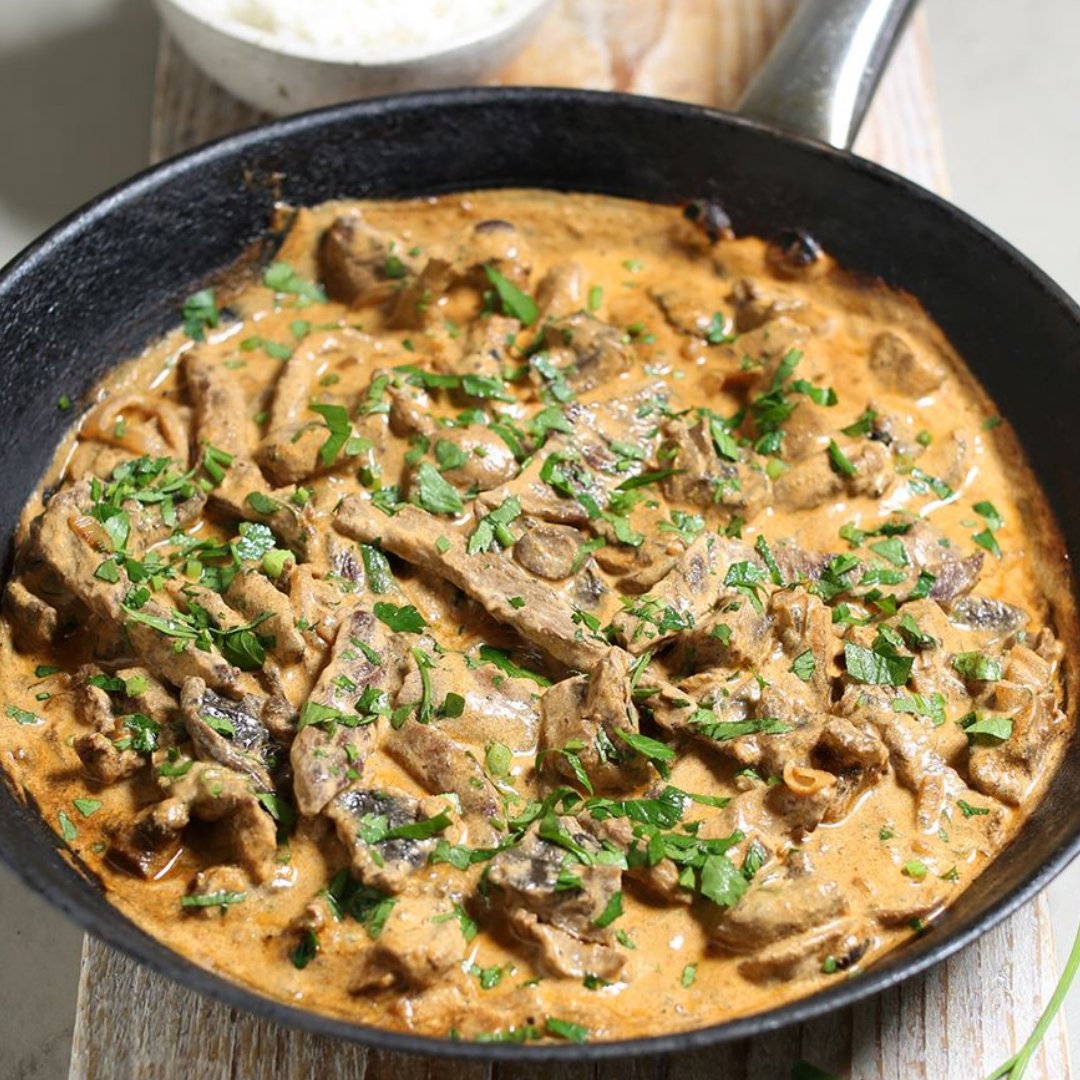 Beef Stroganoff - Prepared Healthy Meals at Joshua Meals.