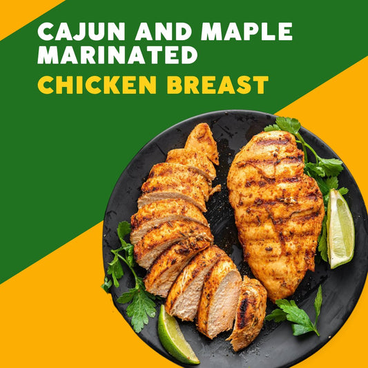 Cajun and Maple Marinated Chicken Breast - Joshua Meals