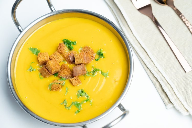 Creamy pumpkin soup - Joshua Meals