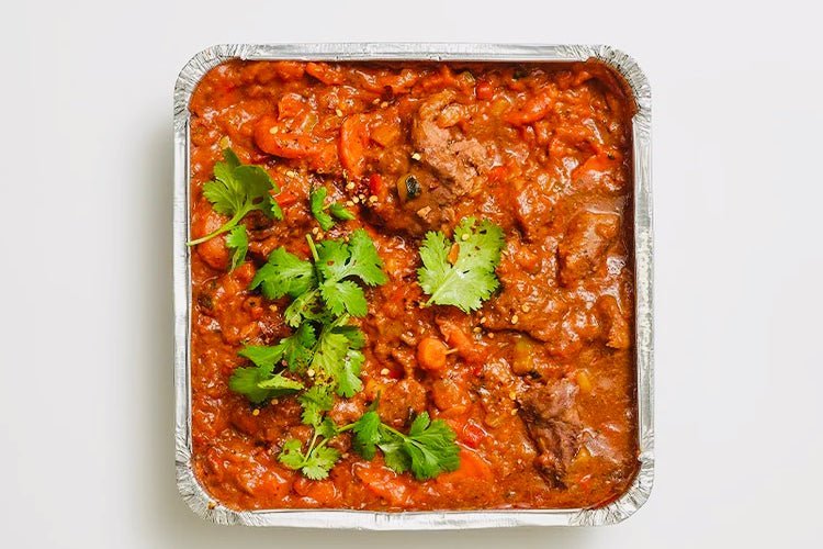 Madras Beef Curry with Steamed Rice - Joshua Meals
