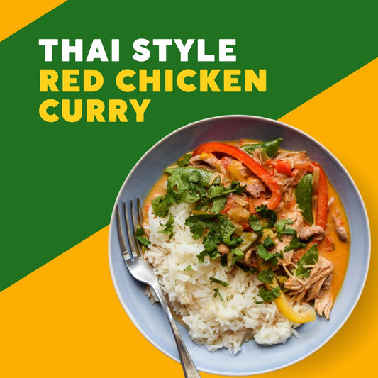 Thai Style Red Chicken Curry - Joshua Meals