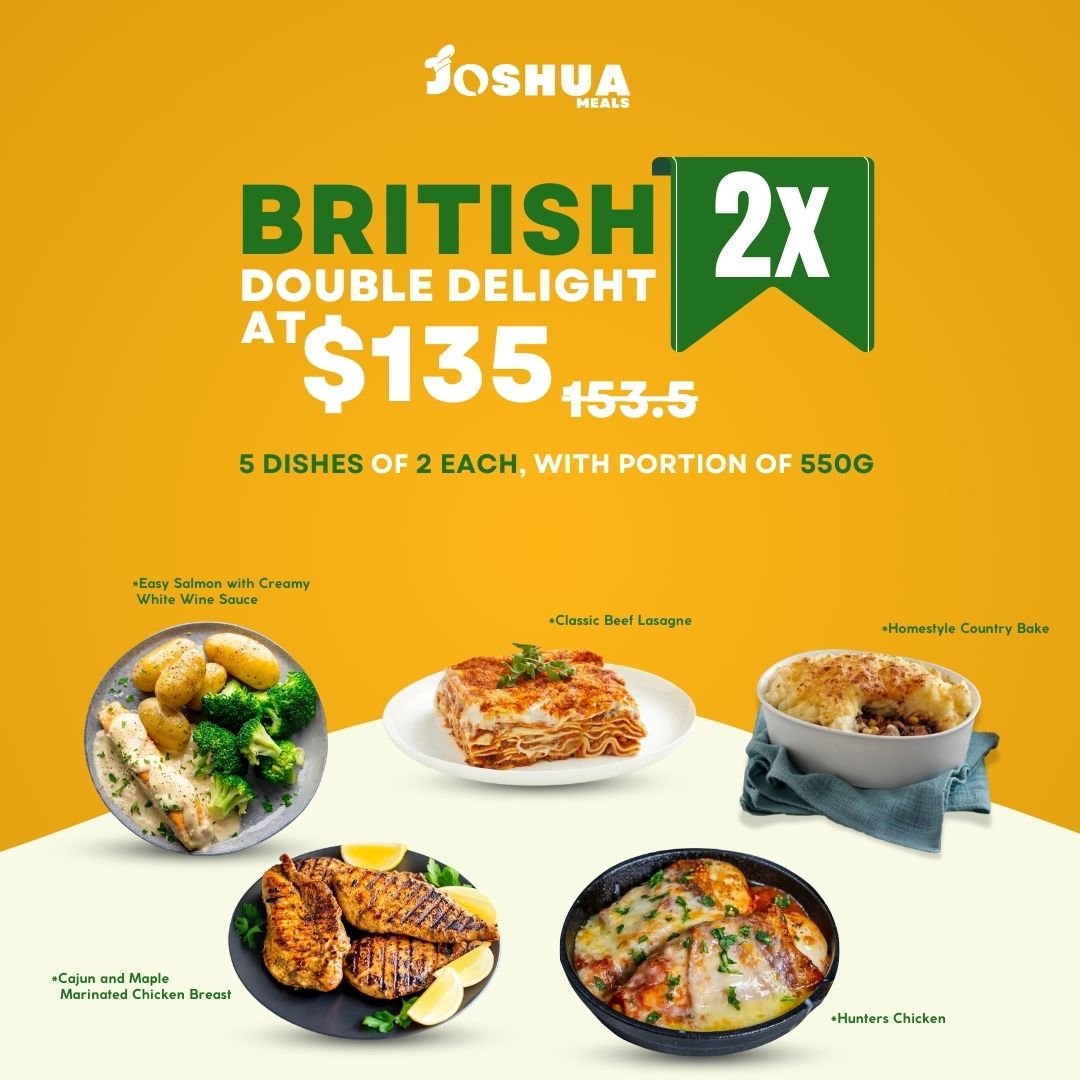 British Cuisine - Freshly Cooked at Joshua Meals