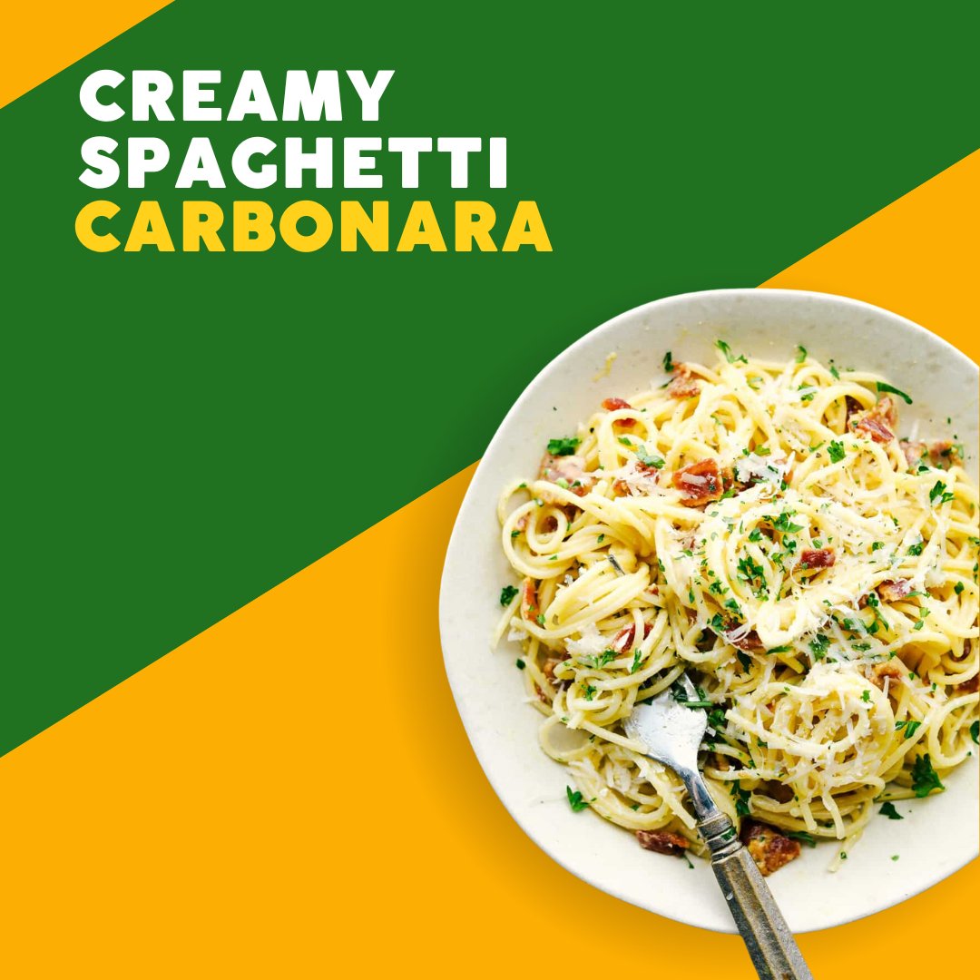 Creamy Spaghetti Carbonara - Joshua Meals