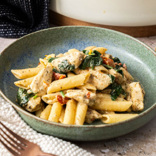 Creamy Spinach Penne - Prepared Healthy Meals at Joshua Meals.