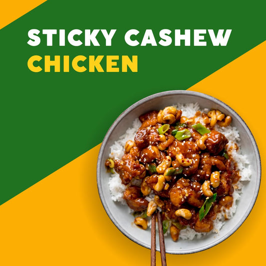 Sticky Cashew Chicken - Joshua Meals