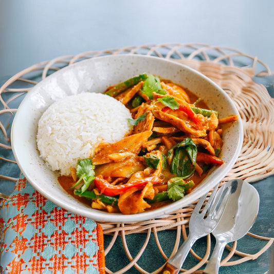 Thai Style Red Chicken Curry - Prepared Healthy Meals at Joshua Meals.