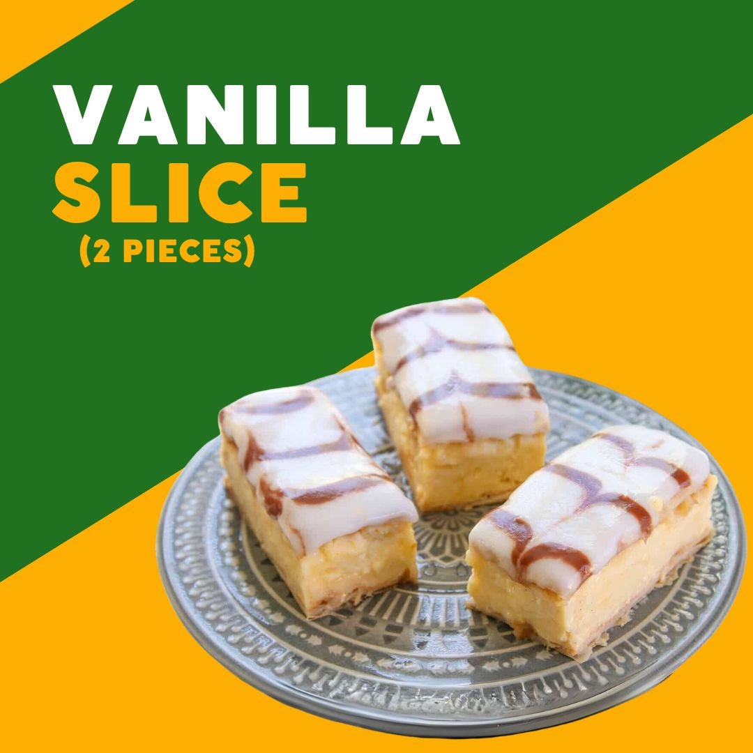 Vanilla Slice (2 pieces) - Freshly Cooked at Joshua Meals